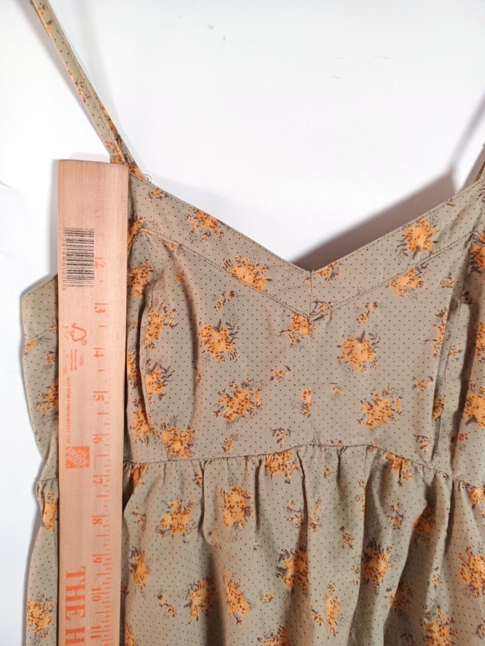 Mudd Y2K Vintage Fairycore Handkerchief Hem Babydoll Tank Sz S Festival Boho - Picture 7 of 10
